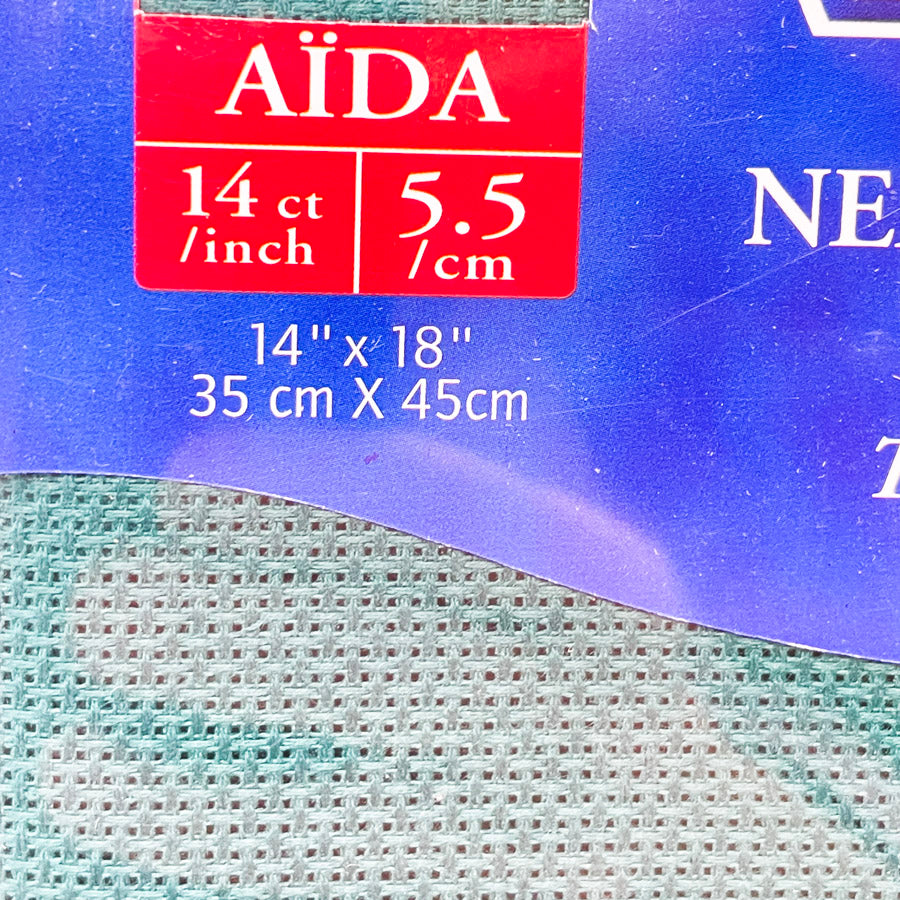 14 ct DMC Holiday Color Aida Packs 14"x18"