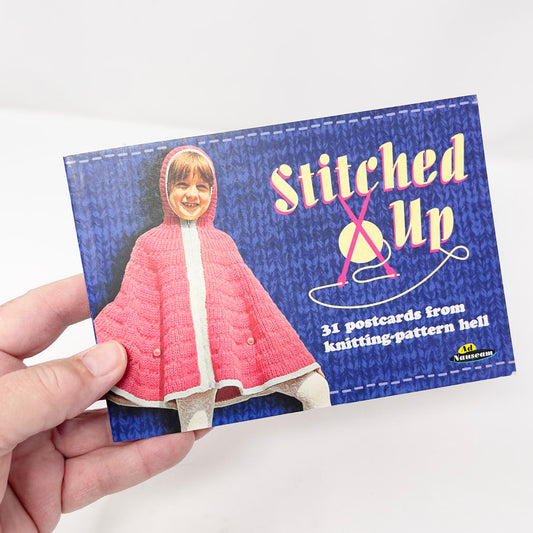 Stitched Up Postcard Book