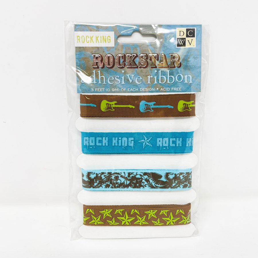 DCWV Rockstar Adhesive Ribbon Pack