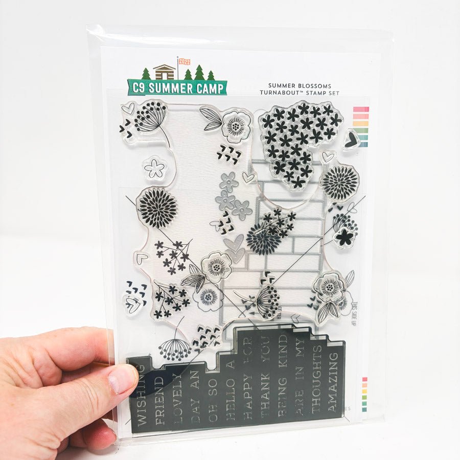 C9 Summer Camp Stamp and Die Set - Summer Blossoms