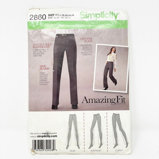 Simplicity Slacks Pattern - 2860 - 8-16