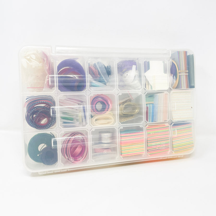 Organizer Box of Ribbon and MIni Cards