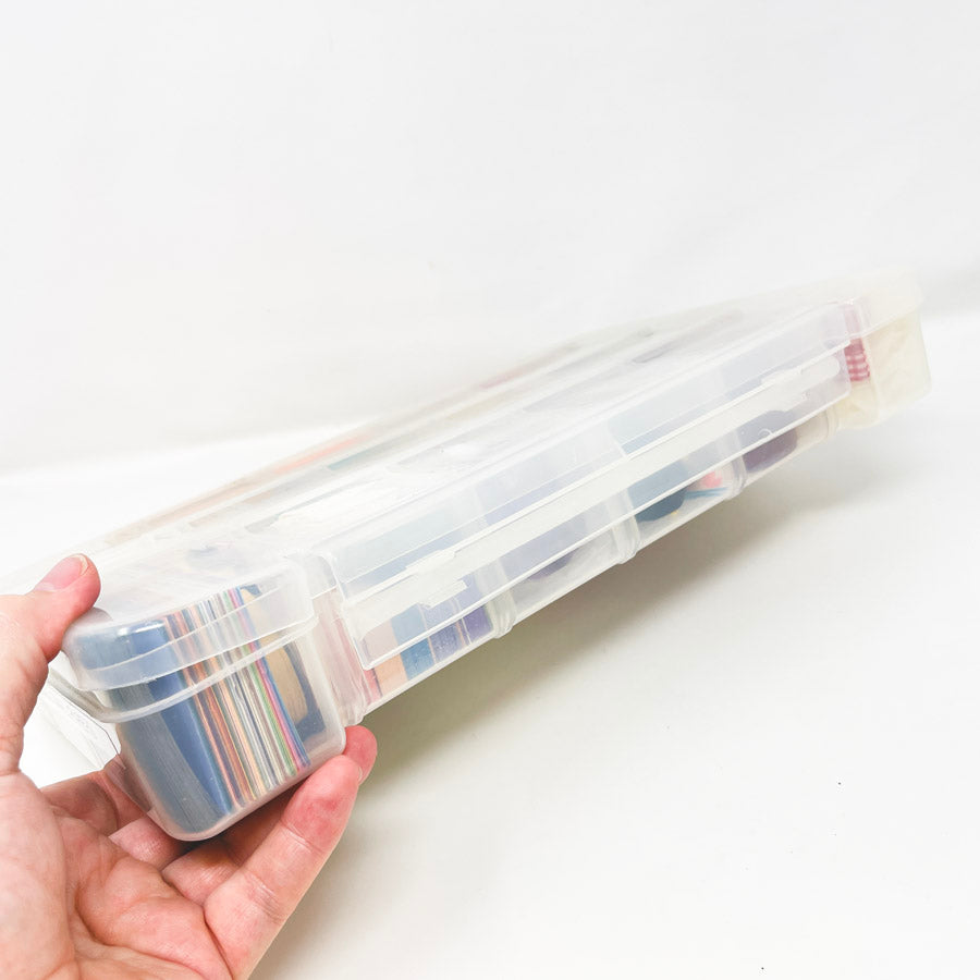 Organizer Box of Ribbon and MIni Cards
