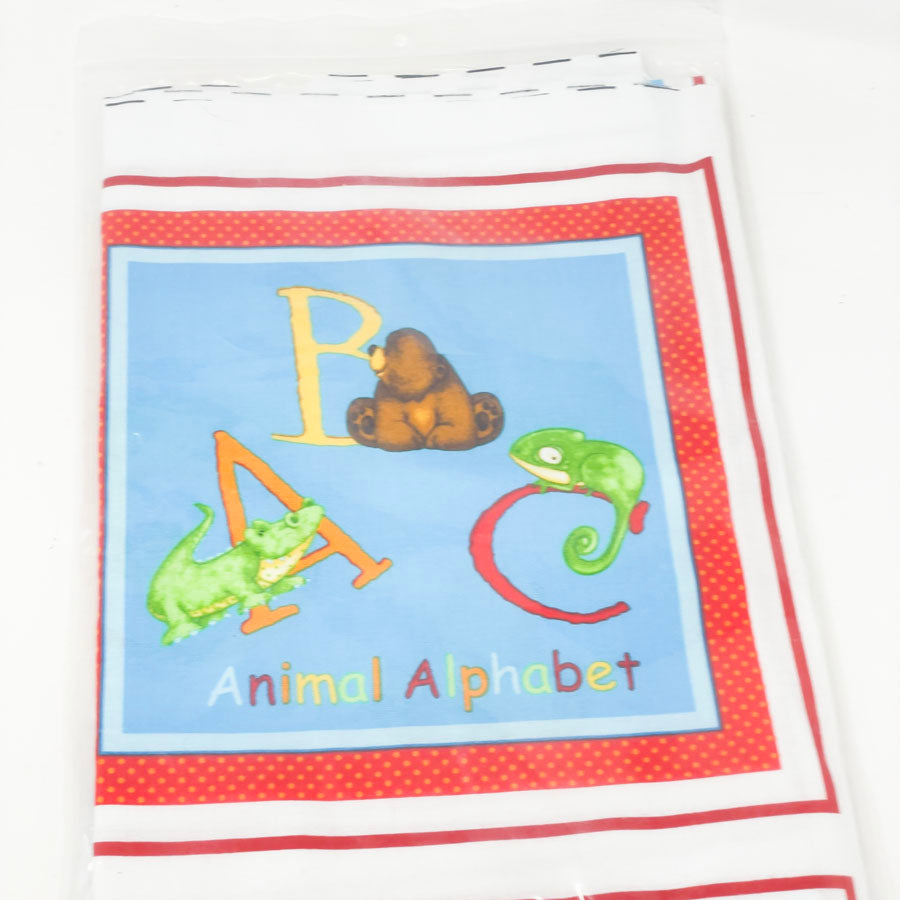 Soft Book Panel - Little Readers Animal Alphabet Hip Stitch