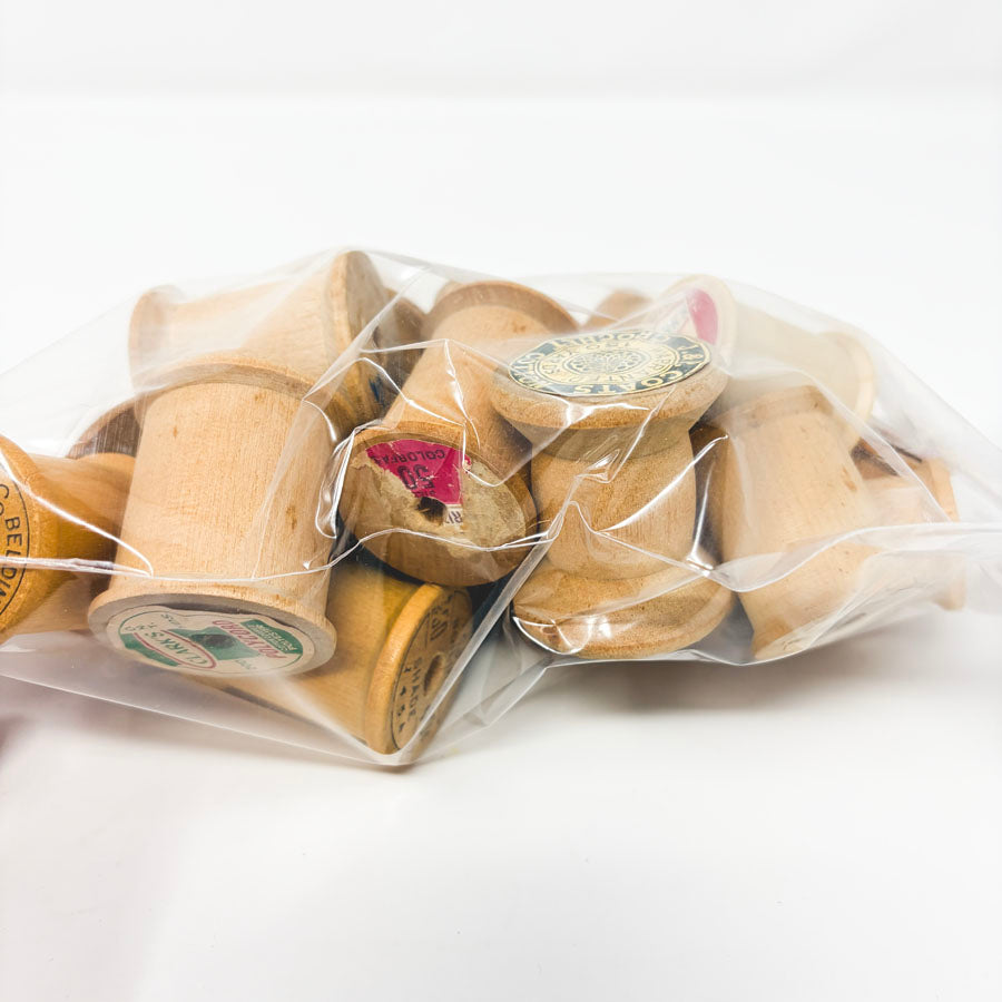 Vintage Wood Thread Spools - Pick a Bundle