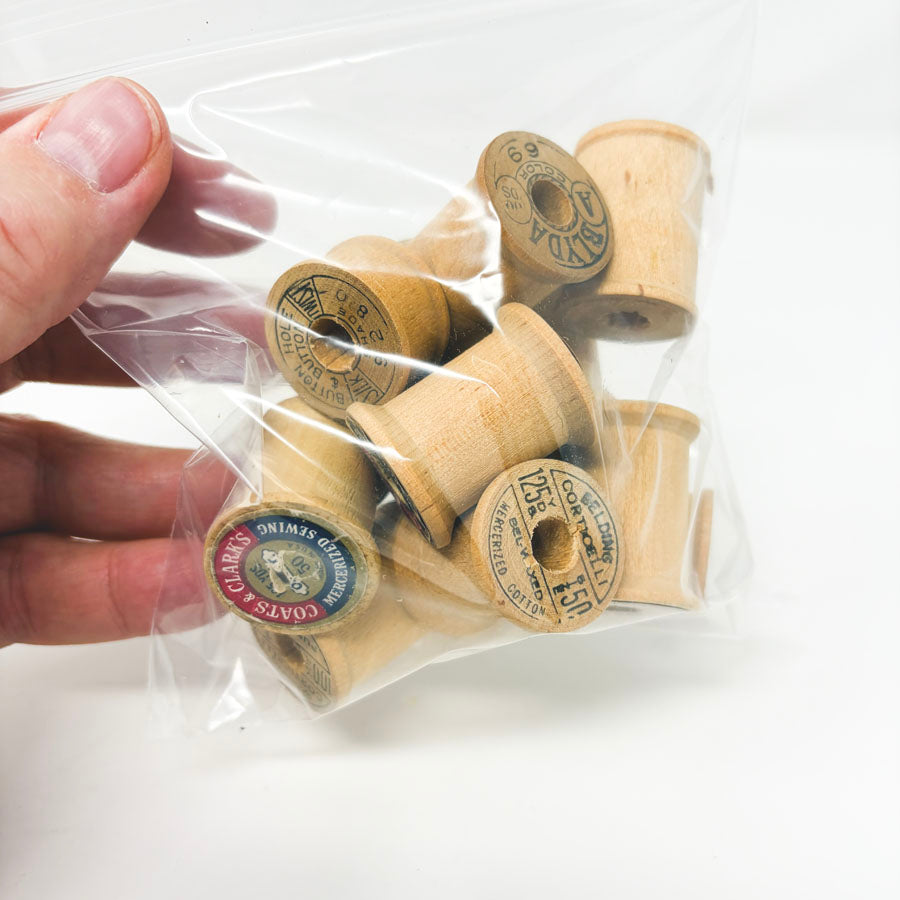 Vintage Wood Thread Spools - Pick a Bundle