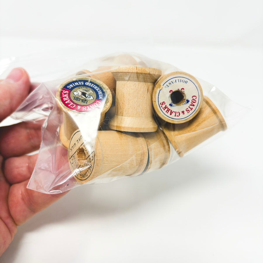 Vintage Wood Thread Spools - Pick a Bundle