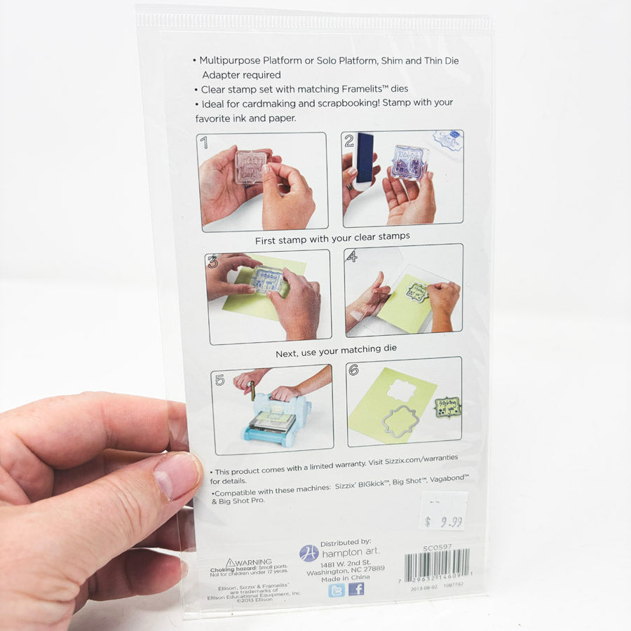 Archiver's Exclusive/Sizzix Stamp and Die Set