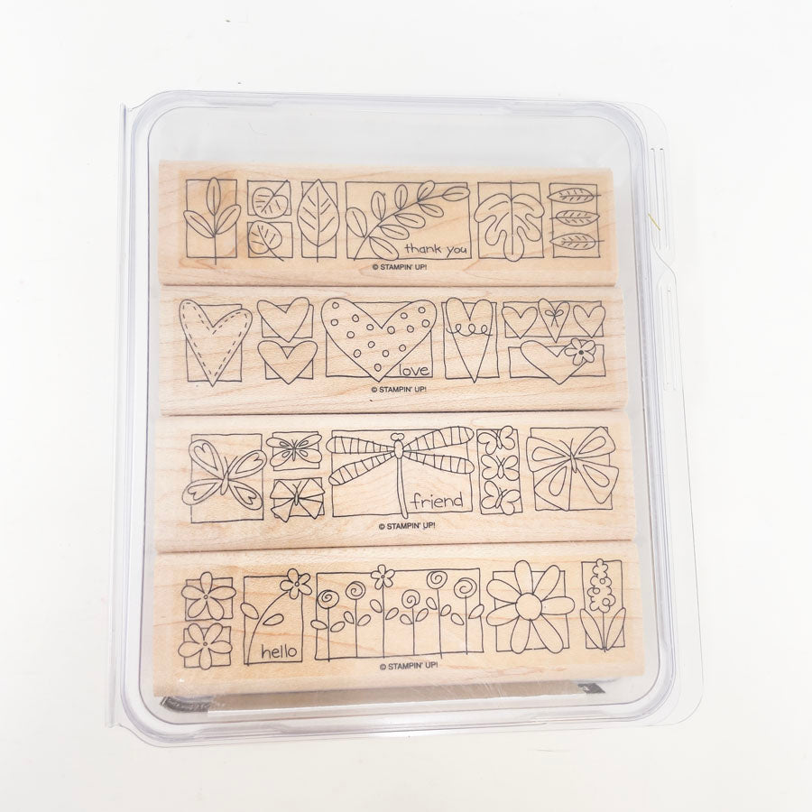 A Little Bit of Happiness – Stampin' Up! Rubber Stamps