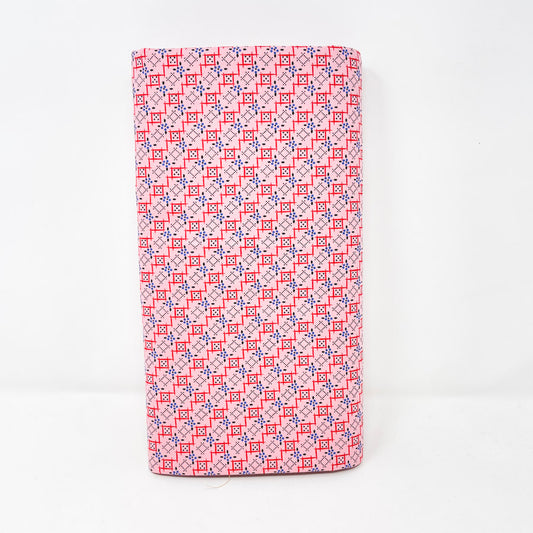 3 Yds x 45" Pink Nana's Party Cotton Fabric by Mama's Cottons