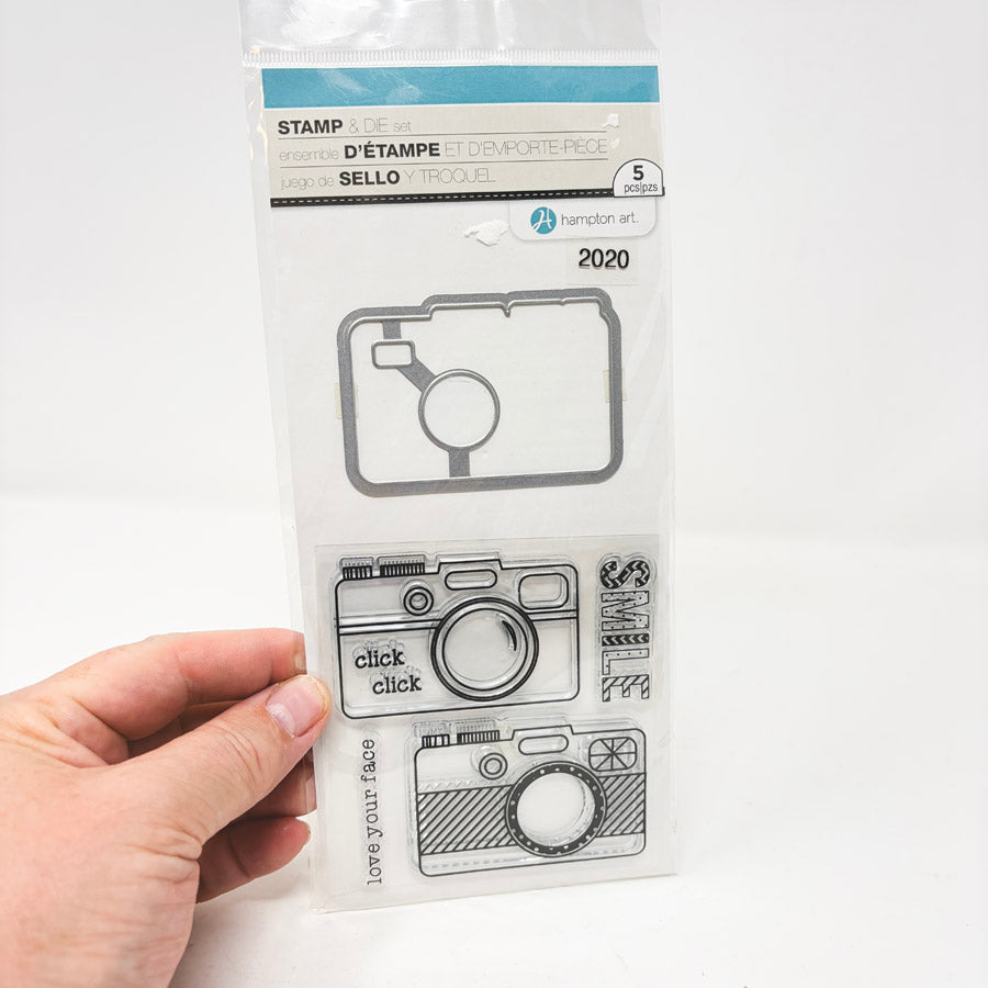 Hampton Art Stamp & Die Set - Click Click 2020