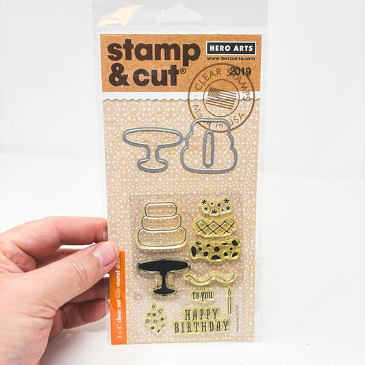 Hero Arts Stamp & Die Set - Happy Birthday