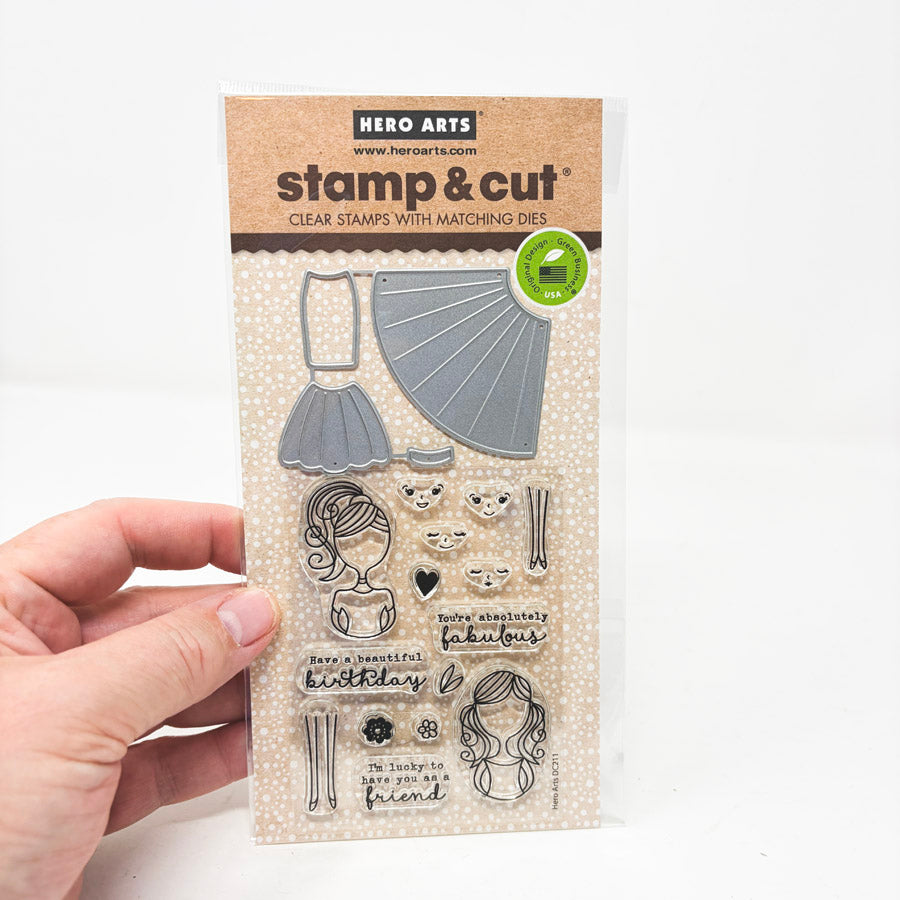 Hero Arts Stamp & Die Set - Dress Up
