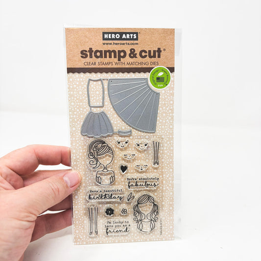 Hero Arts Stamp & Die Set - Dress Up