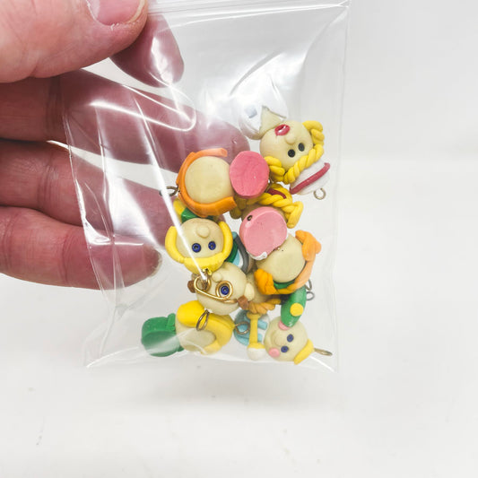 Little Clay Head Beads/Pendants