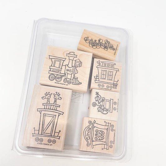 Circus Train – Stampin' Up! Rubber Stamps