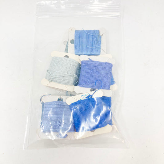 Embroidery Floss Bundle - Blues