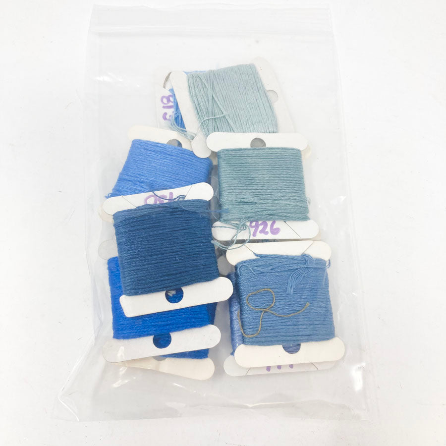Embroidery Floss Bundle - Blues