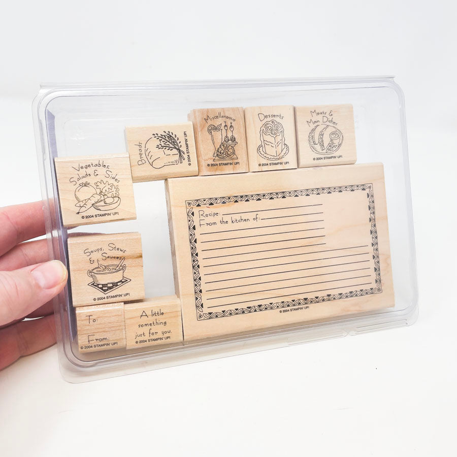 What's for Dinner – Stampin' Up! Rubber Stamps