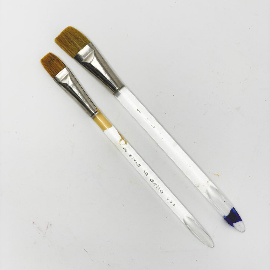 Delta Clear Acrylic Brushes (2)
