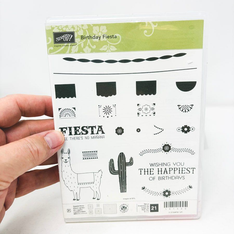 Occassion Themed Stampin’ Up Cling Stamp Sets
