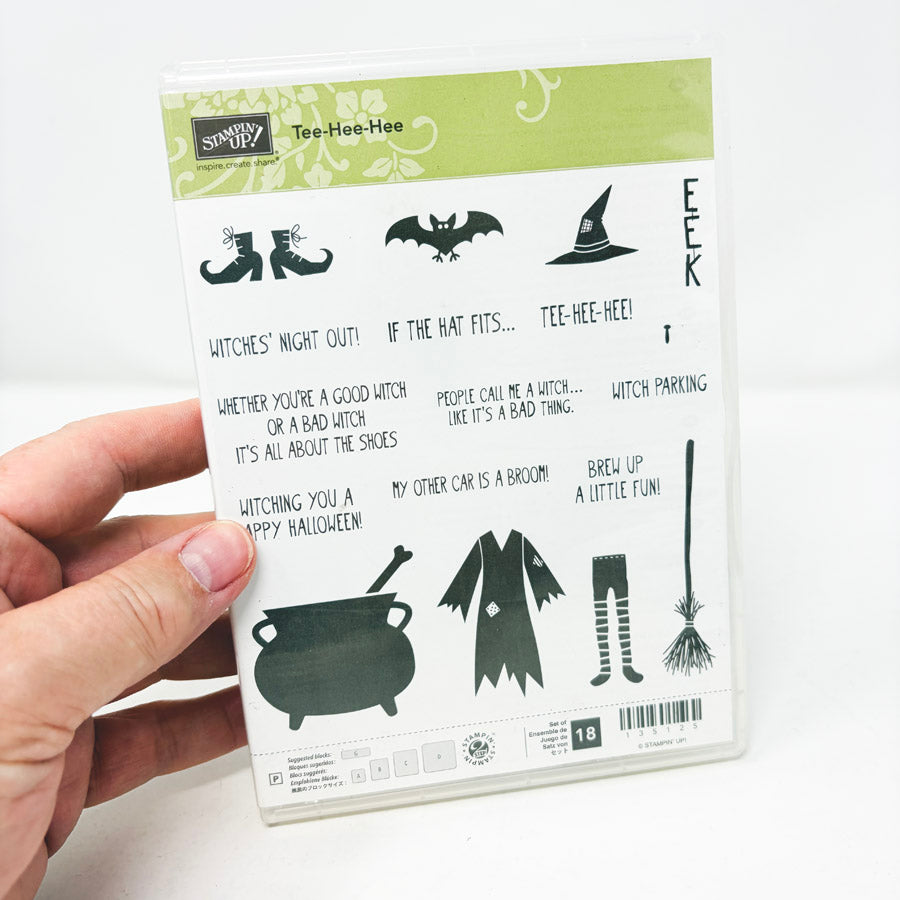 Occassion Themed Stampin’ Up Cling Stamp Sets