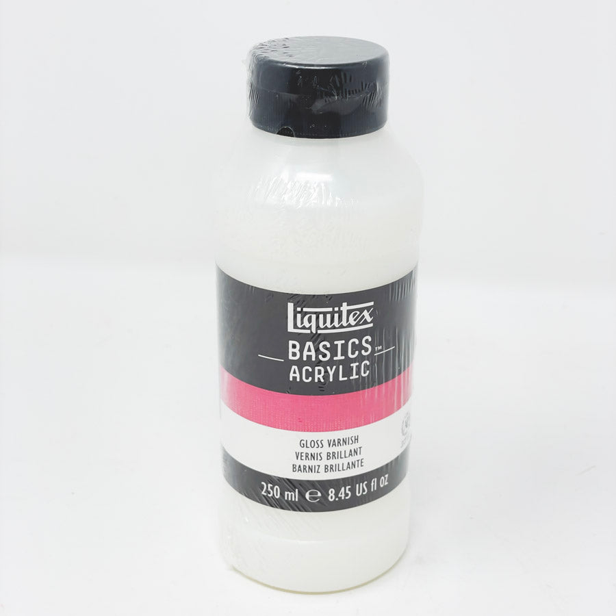 Liquitex Basics Gloss Varnish, 8.45oz Bottle