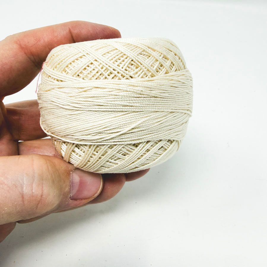 DMC White Cotton Crochet Yarn (1)