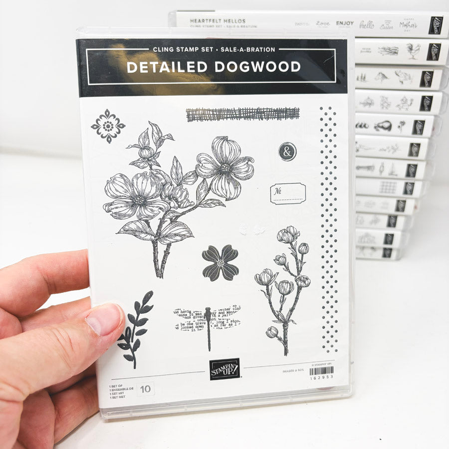 Animals & Plants Themed Stampin’ Up Cling Stamp Sets