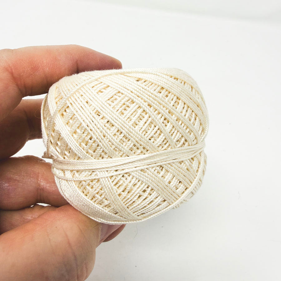 DMC White Cotton Crochet Yarn (1)