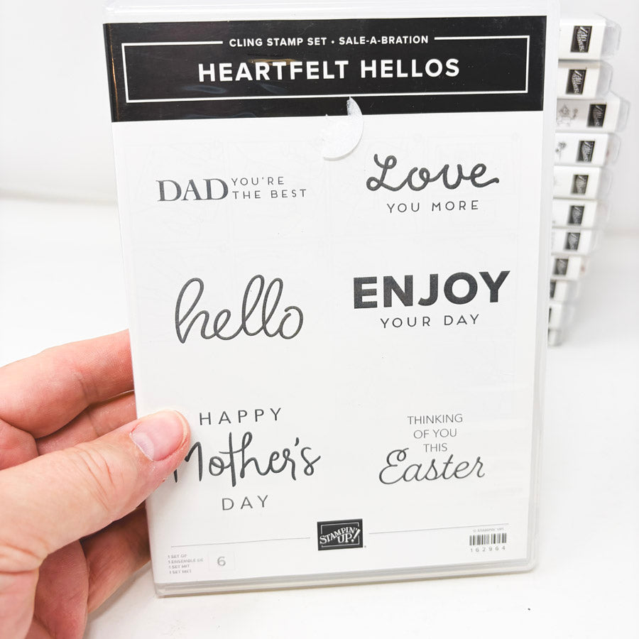Animals & Plants Themed Stampin’ Up Cling Stamp Sets