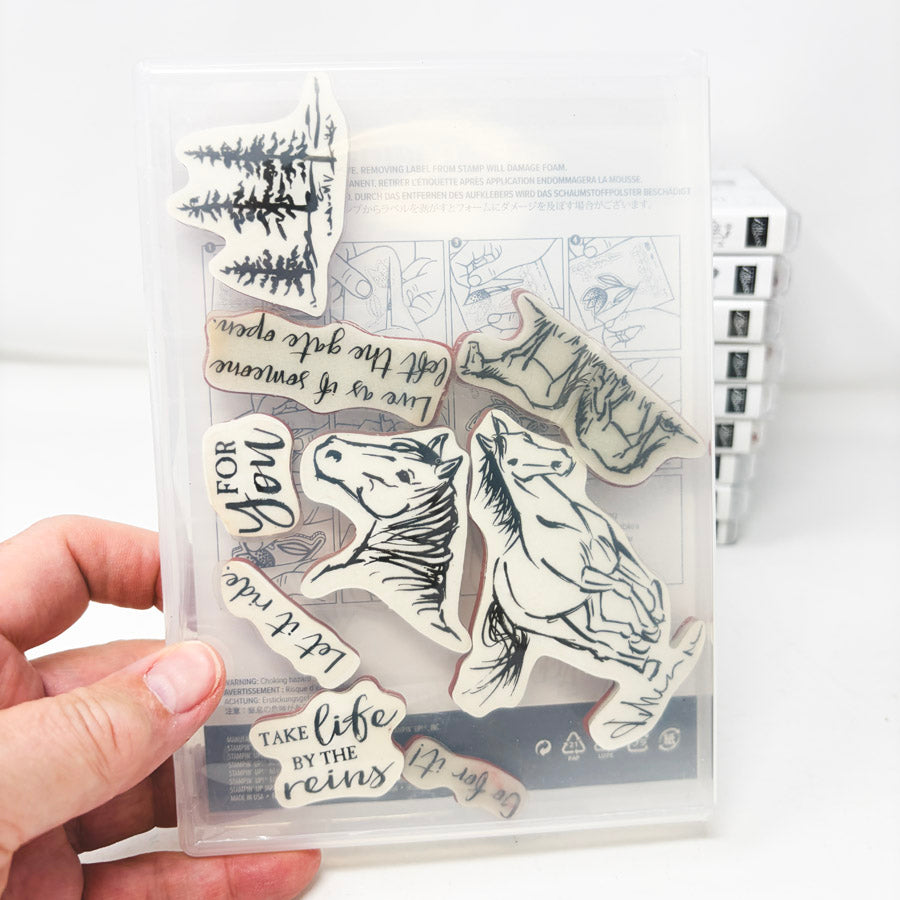Animals & Plants Themed Stampin’ Up Cling Stamp Sets