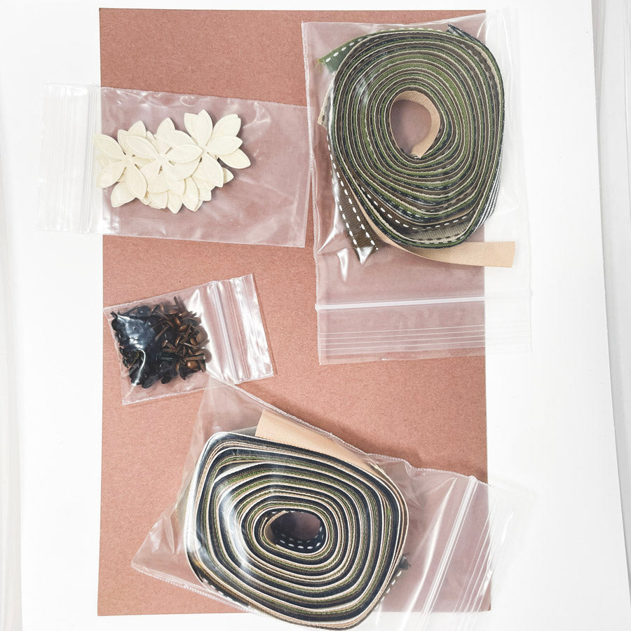 Cardstock & Paper Pack with Neutral Ribbon
