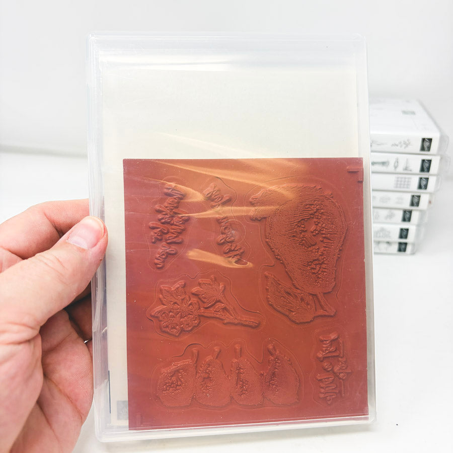 Animals & Plants Themed Stampin’ Up Cling Stamp Sets
