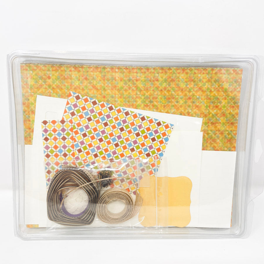 Fall Colors Cardstock & Paper Pack with Ribbon