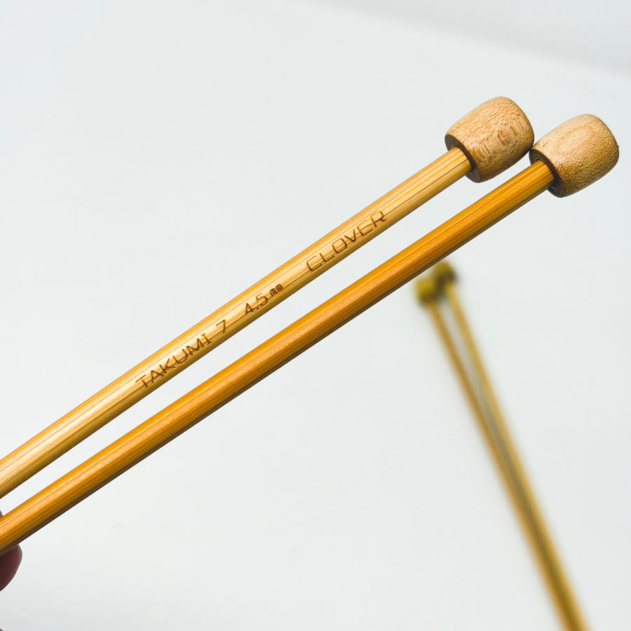 Clover Takumi Bamboo Knitting Needles - Pick a Size