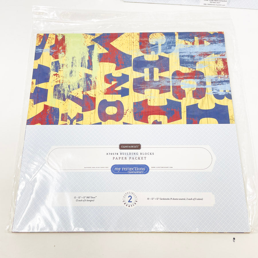 Close to My Heart – Blue Label Paper Packs
