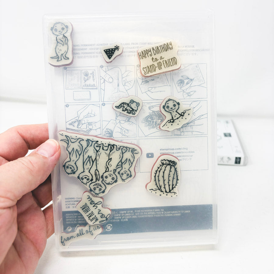 Animals & Plants Themed Stampin’ Up Cling Stamp Sets