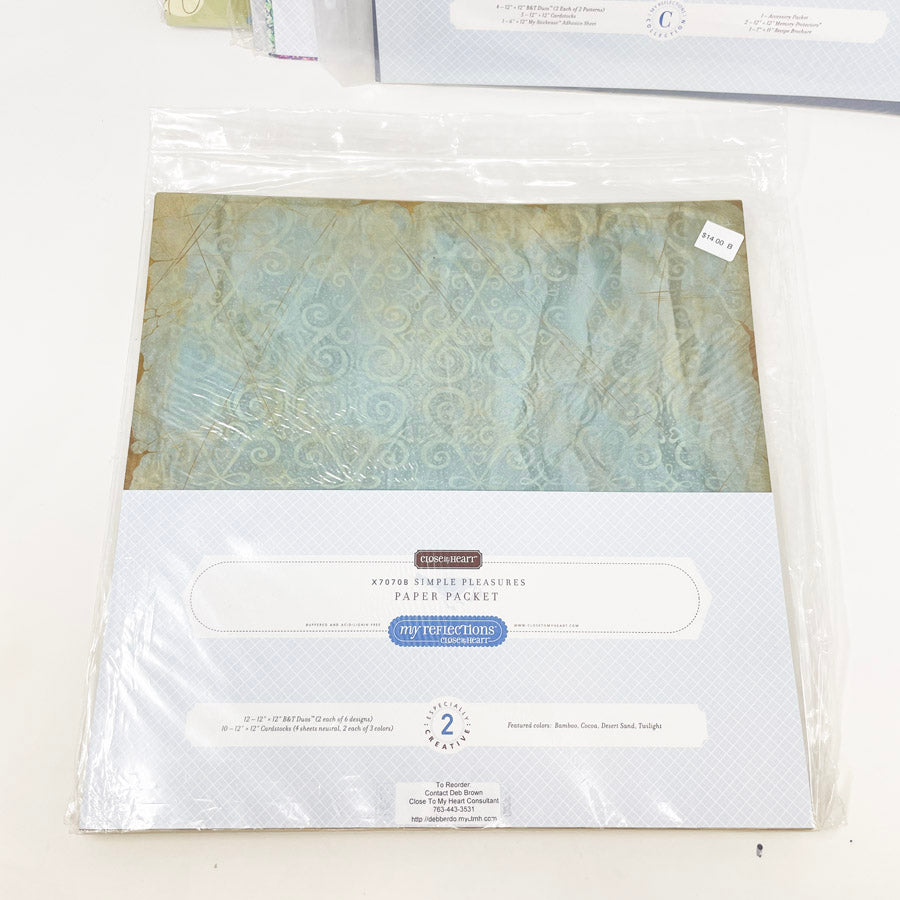 Close to My Heart – Blue Label Paper Packs