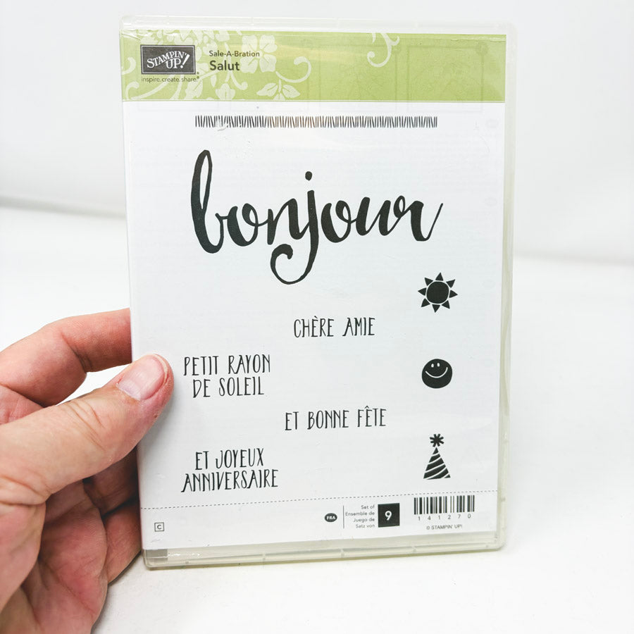 Occassion Themed Stampin’ Up Cling Stamp Sets