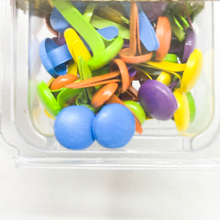 The Paper Studio Spare Parts Bright Round Brads