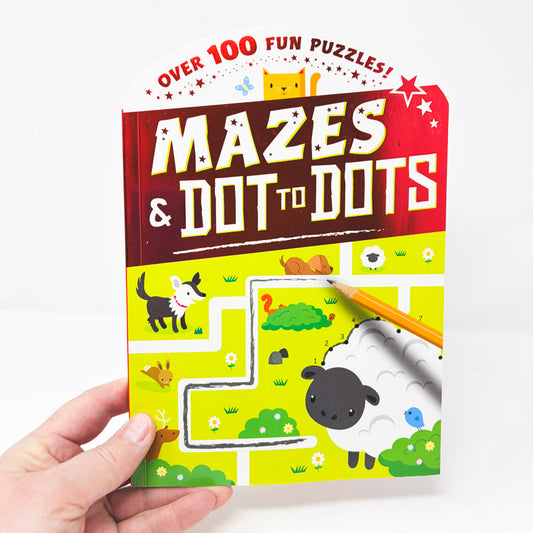 Mazes and Dot-to-Dots Activity Book