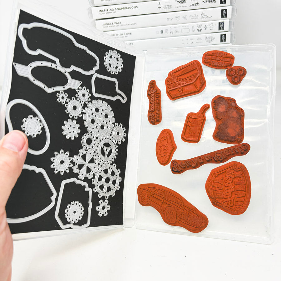 Greetings Themed Stampin’ Up Cling Stamp Sets
