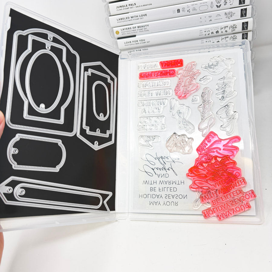 Greetings Themed Stampin’ Up Cling Stamp Sets