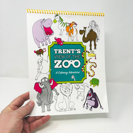 Trent's View of the Zoo - A coloring adventure