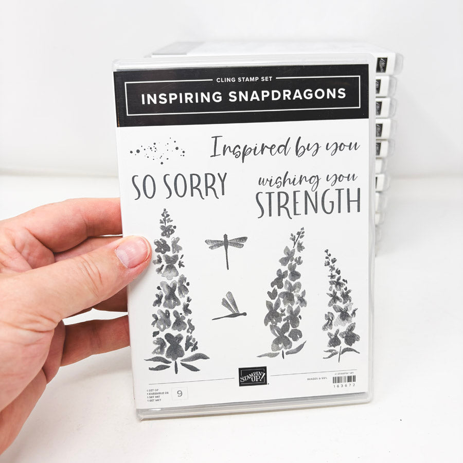 Greetings Themed Stampin’ Up Cling Stamp Sets