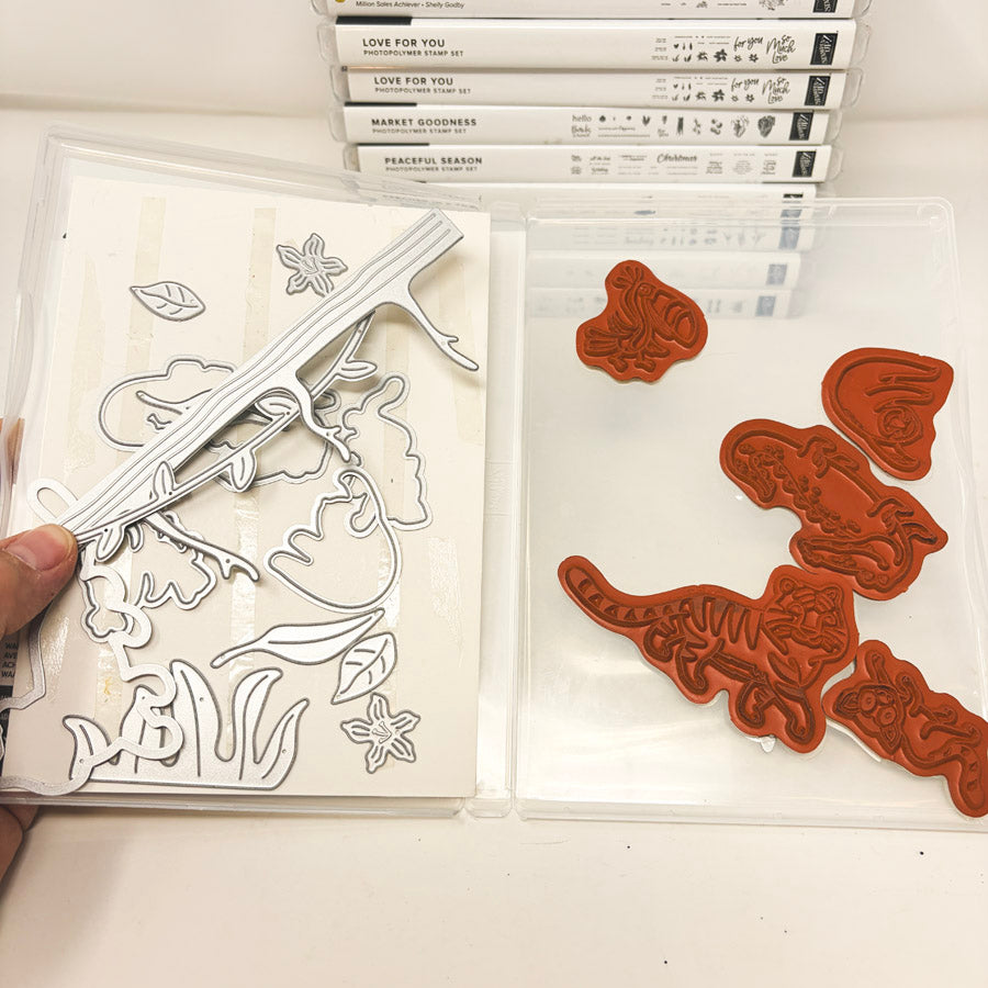 Greetings Themed Stampin’ Up Cling Stamp Sets