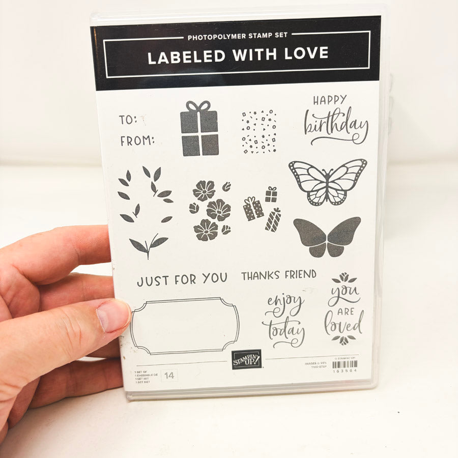 Greetings Themed Stampin’ Up Cling Stamp Sets