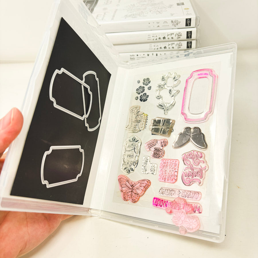 Greetings Themed Stampin’ Up Cling Stamp Sets