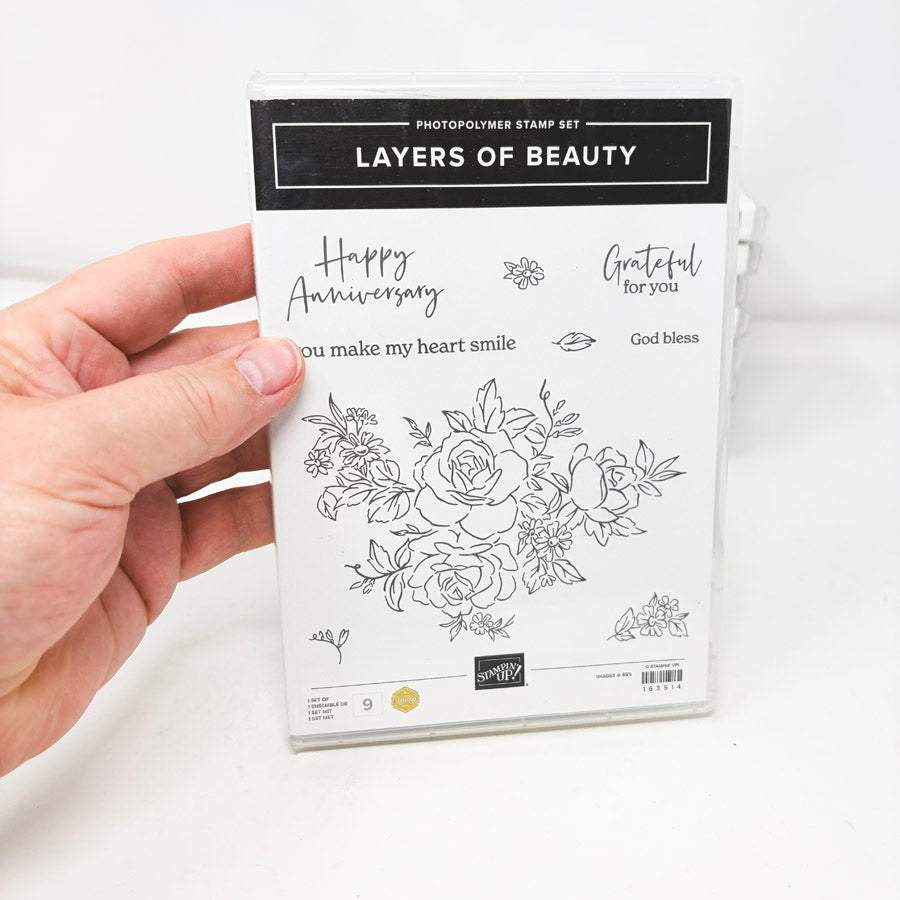 Greetings Themed Stampin’ Up Cling Stamp Sets